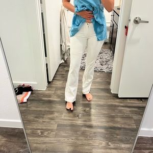 Red Engine Boot Cut Jeans